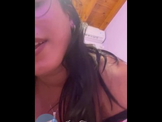 Intense anal with a toy