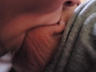 Hotwife Dirty Talks And Sucks His Cock Then Takes Massive Load On Her Big Natural Tits