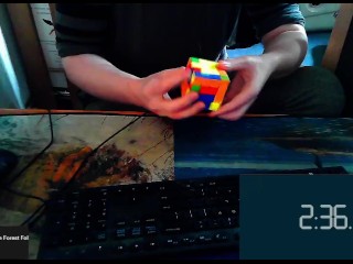 Rubik's Cube 4x4 | a new PB | 4 minutes