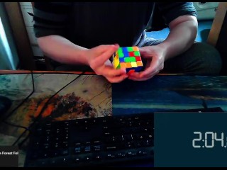 Rubik's Cube 4x4 | a new PB | 4 minutes