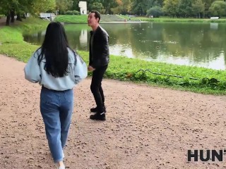 HUNT4K. Girl of easy virtue is penetrated to sound of bf poems