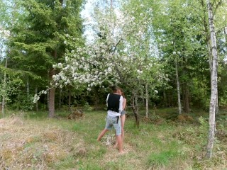 Tied up in a blooming apple tree - RosenlundX - 4K