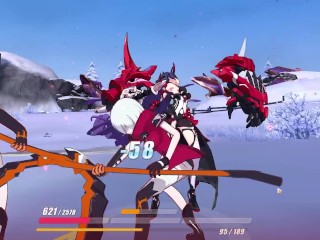 Raiden Mei Herrscher of Thunder ryona 2 - Chinese 雷之律者 良娜 - Japanese 雷の律者 リョナ Honkai Impact 3rd