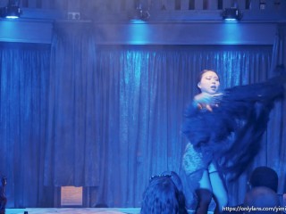 YimingCuriosity依鸣 - Asian Camgirl Burlesque Dance Debut / Chinese sensual Strip Tease