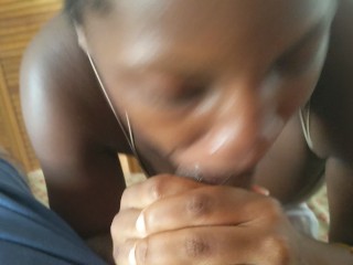 Break Her In Ebony Teen Being A Slut Sucks Mentor's Dick For Free - Ashaichious 