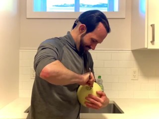 Practical Pussy - Part One - Practicing Sex with a Honeydew Melon Tutorial