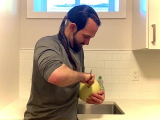 Practical Pussy - Part One - Practicing Sex with a Honeydew Melon Tutorial