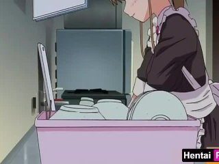 A Maid with Big Boobs who Cleans Rooms and Cocks | Anime Hentai Uncensored