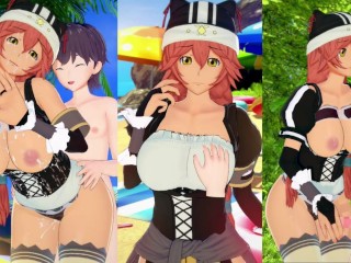 【エロゲーコイカツ！】オーバーロード ルプスレギナ3DCG巨乳アニメ動画[Hentai Game Koikatsu! OVERLORD Lupusregina Epsilon]