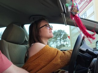 Encouraged to park the car as Daddy makes me cum -Corrupt Kitten-
