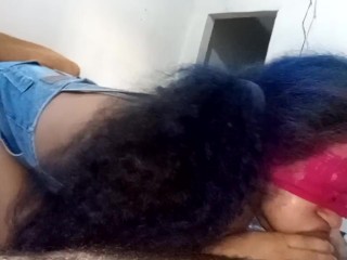 perpektong blowjob mula sa walang humpay na pagsuso ng asong babae na adik sa titi, Pinay blowjob🍆