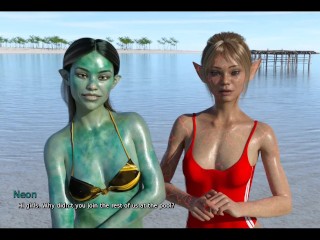 Callisto #16 Threesome With Two Hot Alien Chicks On Vacation