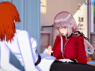 Florence Nightingale and Gudako have intense futanari sex - Fate/Grand Order Hentai