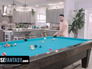 Freeuse Fantasy - Tiny Cute Slut Freya von Doom Gets Fucked By Lucky Stud On The Pool Table