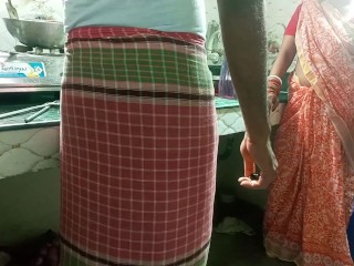 Mistress got the servant Dick to fuck her pussy in the kitchen! Desi Porn in clear Hindi voice