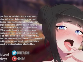 Railing my ass to the Amouranth mod copypasta