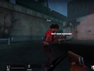 Zoey Left 4 Dead ryona レフト フォー デッド リョナ - 4명 사망 료나 - 死了4个人 良娜