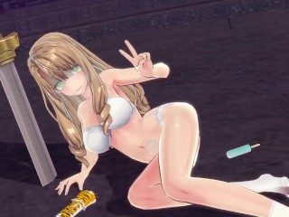 Bullet Girls Phantasia Fanservice Appreciation Yurina Kukkoro Mode Sword Pose