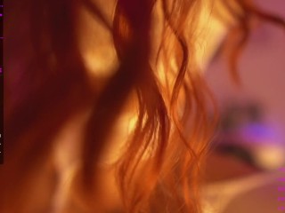 hd рыжеволосая фермерша буренка из агрохолдинга скачет на дилдо! мастурбация наездница проказница