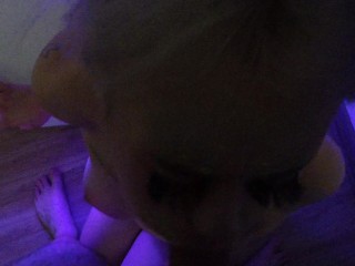 Deepthroat in Dark Light Asian Girl Yuka Rough Deepthroat Blowjob Facefuck