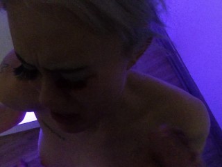 Deepthroat in Dark Light Asian Girl Yuka Rough Deepthroat Blowjob Facefuck