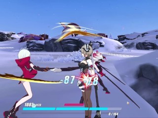 Rita Rossweisse death scenes - Chinese 丽塔 · 洛丝薇瑟 良娜 / Japanese リタ・ロスヴァイセ リョナ - Honkai Impact 3rd