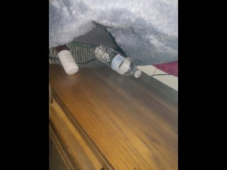  Teen getting her tight little pussy stretched out and stuffed with Huge cock+ my balls! Roug4