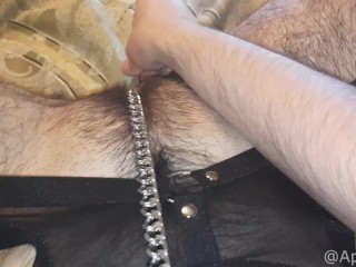 BDSM: Horny Transgender Pet fucking leash // Wet Throbbing