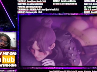 WRAITHS JUICY FAT ASS IS BEING FUCKED FROM BEHIND BY A HARD GAMER THAT SHOOTS STRINGS OF CUM