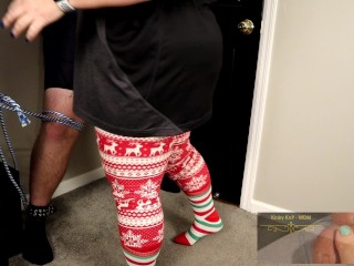 Deck the Balls - Katie Kicks Punches Squeezes Balls Until Cumshot - 21 Holiday Special