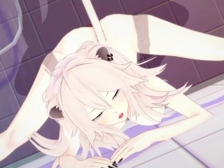 【Vtuber 獅白ぼたん】獅白ぼたんがジャックオーランタンポーズしてるだけLoop4