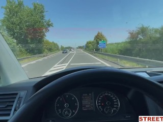 StreetFuck - Hitchhiking Slutty Zuzu Sweet Seduces Driving Married Man