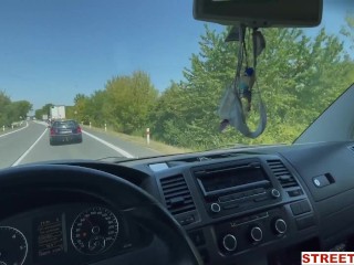 StreetFuck - Hitchhiking Slutty Zuzu Sweet Seduces Driving Married Man