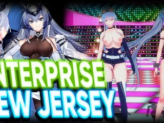 Enterprise x New Jersey - Azur Lane Hentai エロアニメ | Hardcore Boat girls Sex and Porn Rule34 R34 Ship