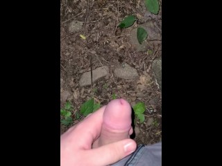 Pissing on the trail