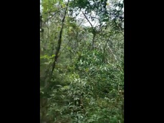 jerking off in the middle of the rainforest