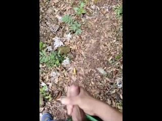 jerking off in the middle of the rainforest