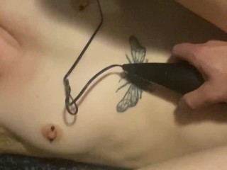 Bun tied up overstimulated and fucked