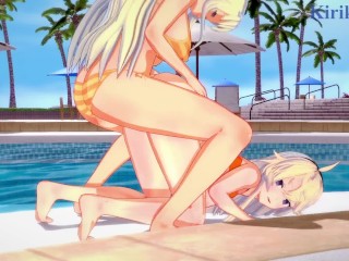 Ellen Kohagura and Yomi have intense futanari sex - Katana Maidens & Senran Kagura Hentai