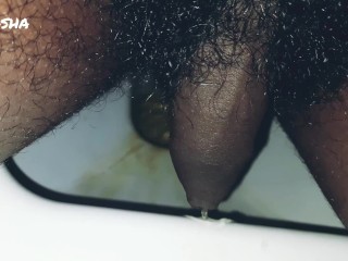 Sri lankan boy pissing in bathroom