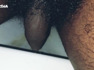 Sri lankan boy pissing in bathroom