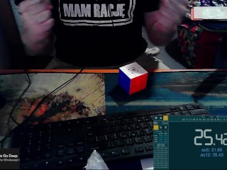 3x3 Rubik's Cube | 25s PB