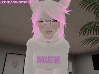 Horny Yandere ties you up and fucks you because she loves you - VRchat erp roleplay - Preview