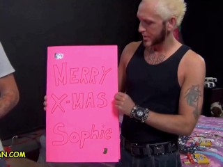 Fuck A Fan - Christmas Present for Vince from Sacramento Sophie Dee, Nikki Sexx, Jennifer White