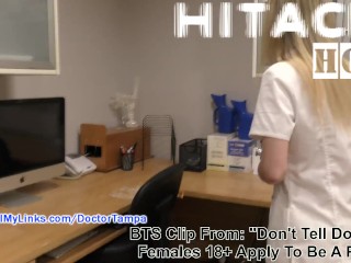 SFW BTS From Stacy Shepard's Dont Tell Doc I Cum on The Clock, Set-up and Bloopers,At HitachiHoesCom