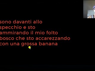 usare la banana per le fantasie femminili è il frutto ideale per giocarci e bagnarsi