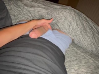 POV - Role Play - Verbal Daddy Dirty Talks Jacking Big Dick For Multiple Cum Loads - LuckyStilleto