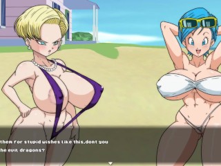 Super Slut Z Tournament 2 [Dragon Ball Hentai game Parody] Ep.1 Roshisama is back to fuck pussy