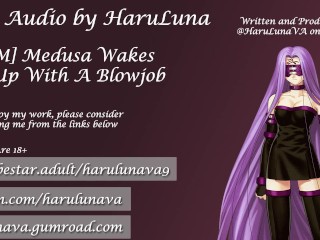 18+ Short Fate Audio - Medusa Wakes You Up With A Blowjob