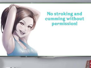 Wii Fit Trainer Hentai JOI BDSM (Femdom/Humiliation Work out Feet/armpit Degradation)